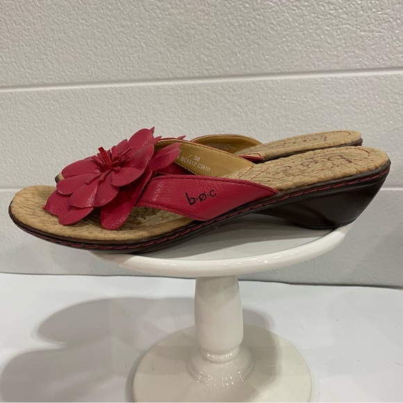 B.O.C. Born Concept Pink Flower Sandals Small Heel Women’s Size 7 - Picture 6 of 11